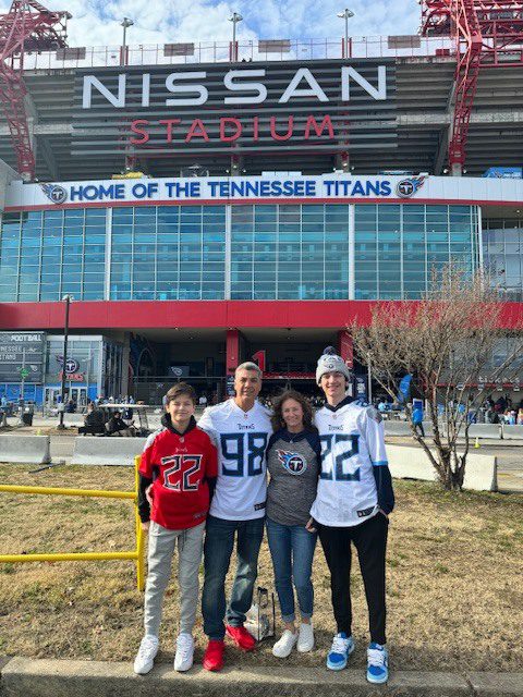 A family photo of dr. John Curties